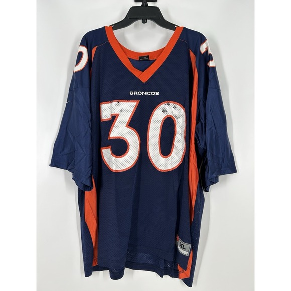 Vintage Denver Broncos Terrell Davis Jersey Nike Made In USA 90s #30 Mens XL - Picture 1 of 8